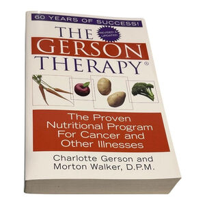 The Gerson Therapy Gerson Walker Kensington White Trade PB USA Cancer Nutrition